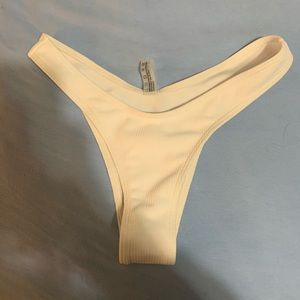 white cheeky bikini bottoms !!